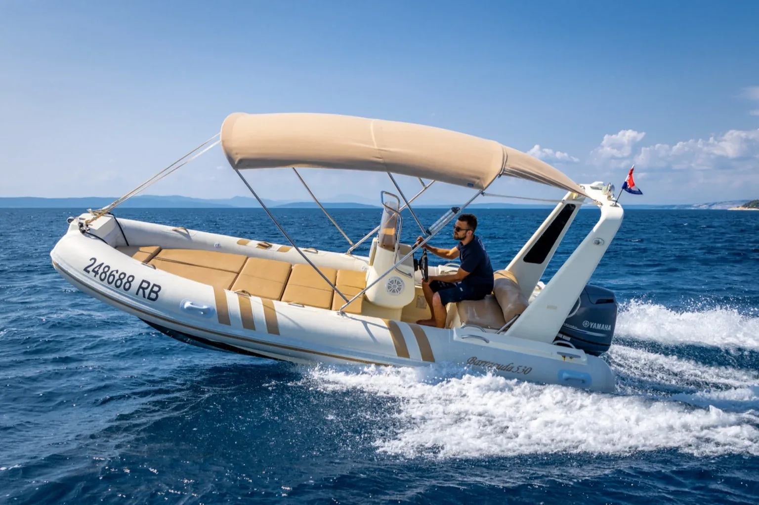 Barracuda 530 Boot mieten auf Rab, Kroatien